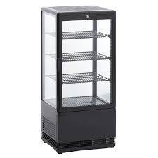 Scancool Displaykøleskab RT 82 WE Sort